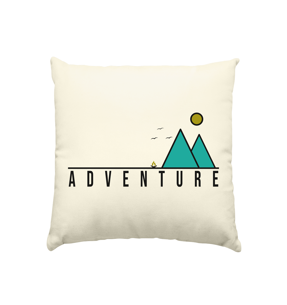 Adventure - Kissen natur 40x40cm