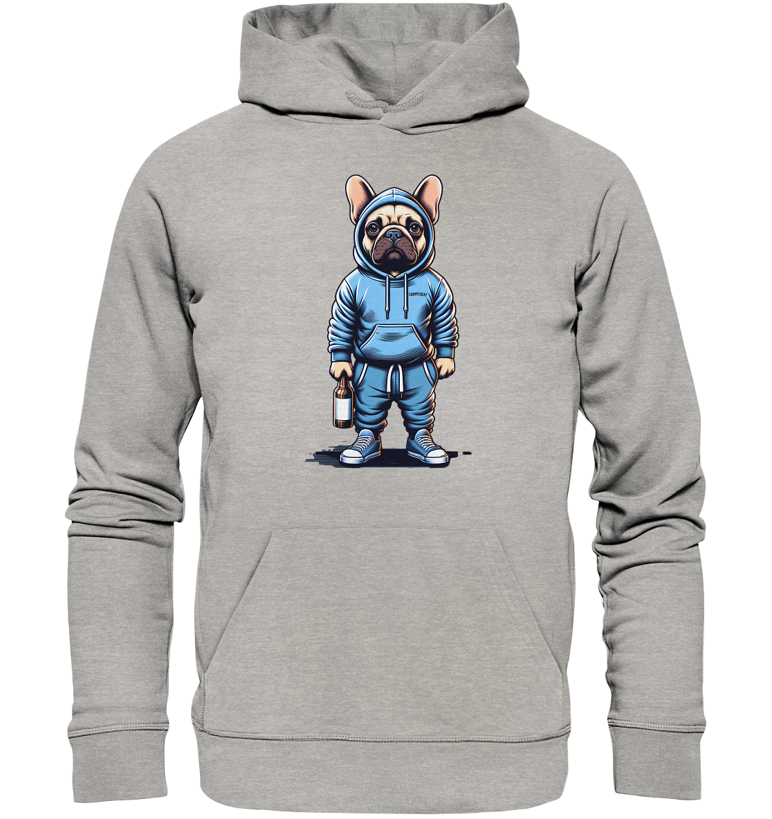 Camping Bulldogge - Organic Hoodie