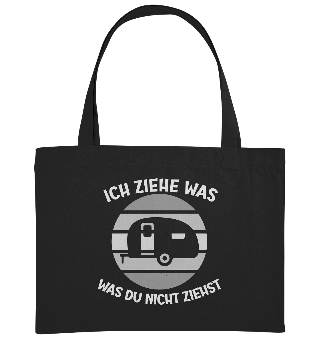 Ich ziehe was grau - Organic Shopping-Bag