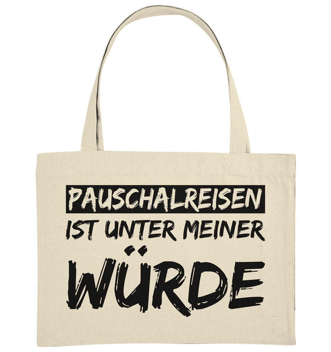 Pauschalreisen - Organic Shopping-Bag