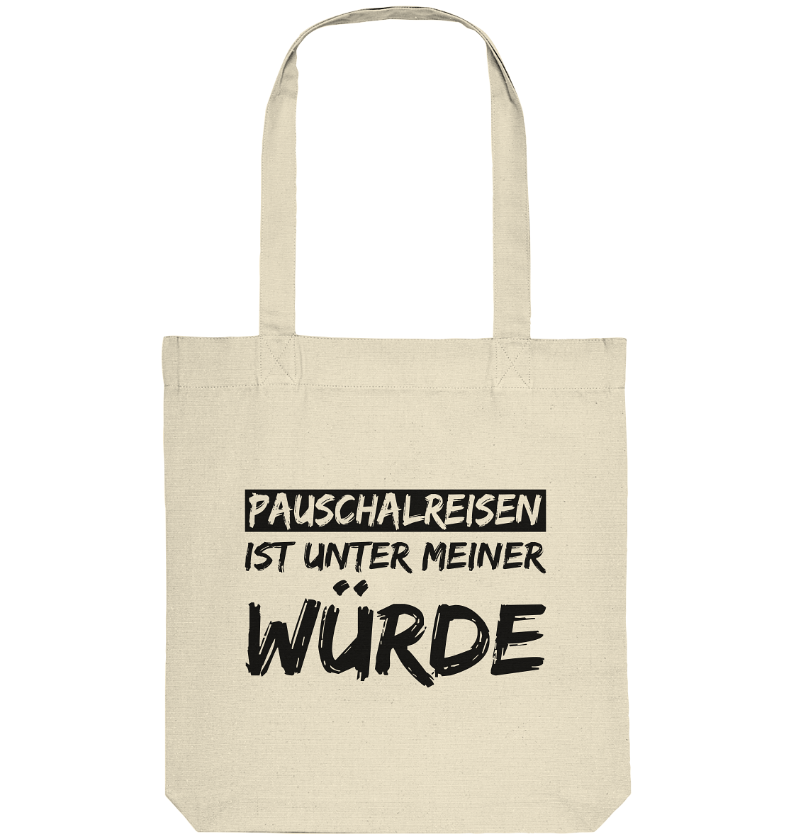 Pauschalreisen - Organic Tote-Bag