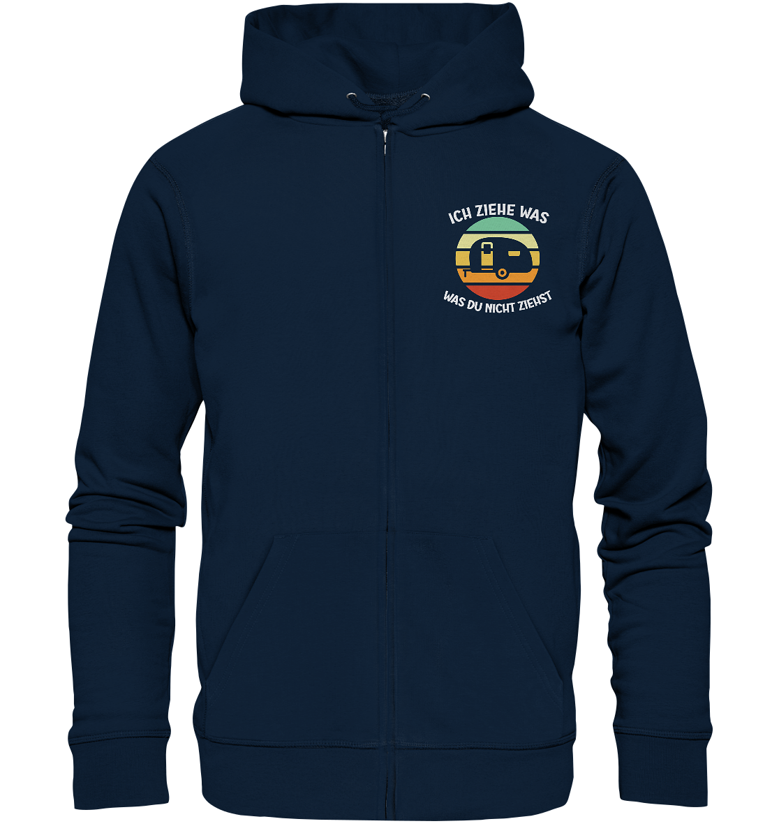 Ich ziehe was farbig - Organic Zipper