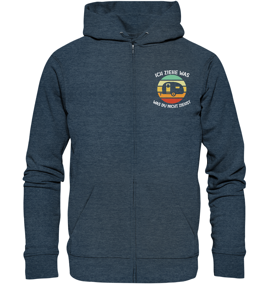 Ich ziehe was farbig - Organic Zipper