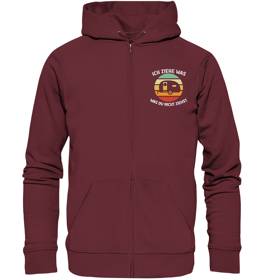 Ich ziehe was farbig - Organic Zipper