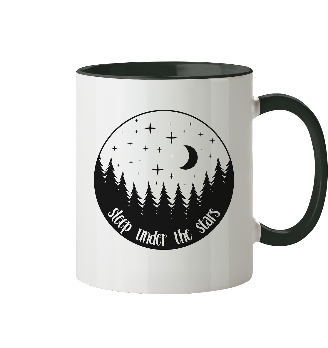 Sleep under the stars - Tasse zweifarbig