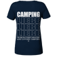 campifiziert® CampingLove  - Ladies Organic V-Neck Shirt