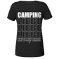 campifiziert® CampingLove  - Ladies Organic V-Neck Shirt
