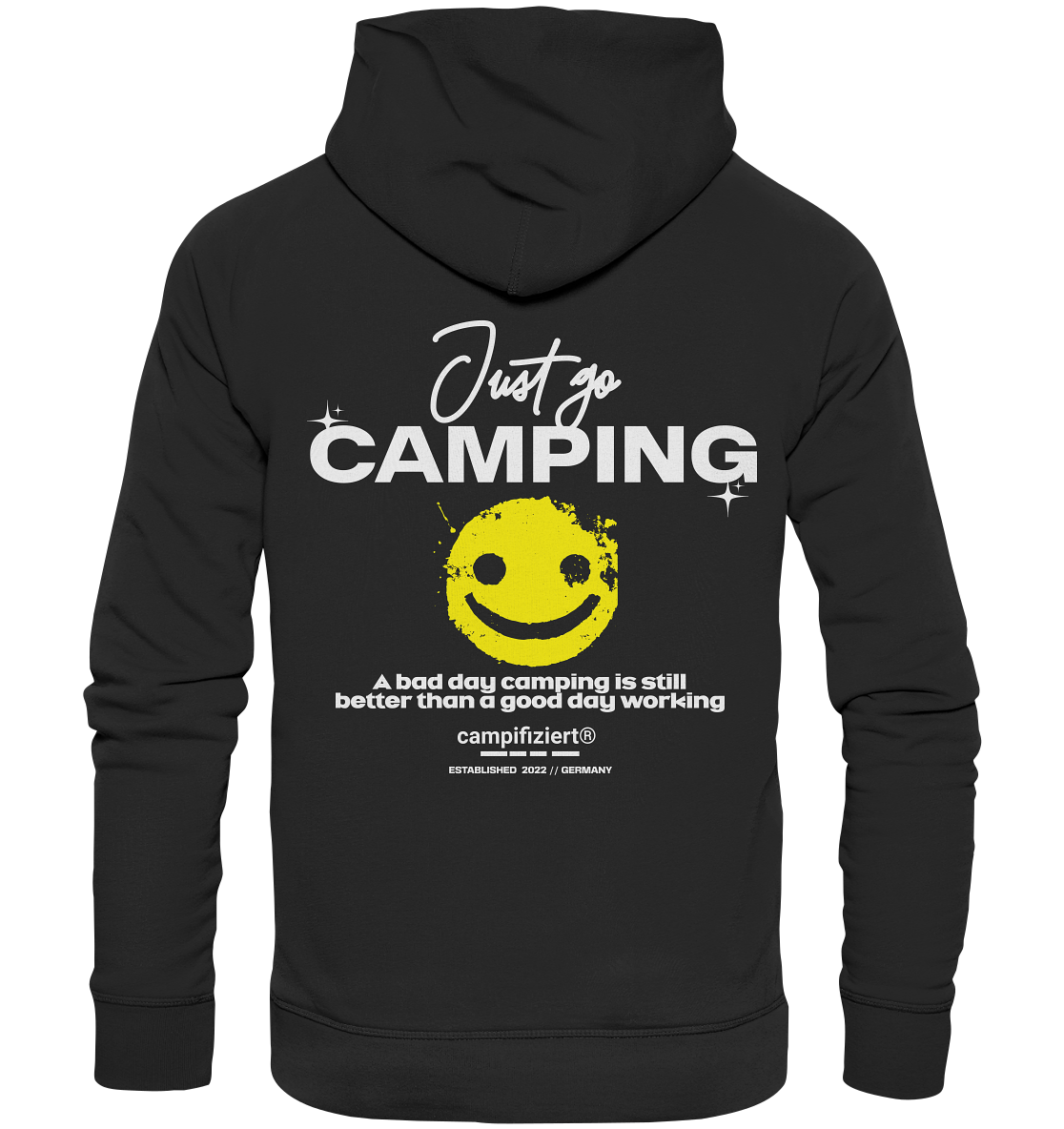 campifiziert® - Just go camping - Organic Basic Hoodie