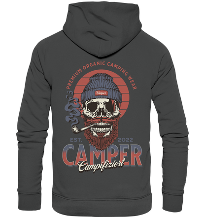 campifiziert beard skull - Organic Basic Hoodie