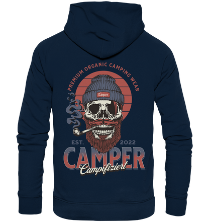 campifiziert beard skull - Organic Hoodie