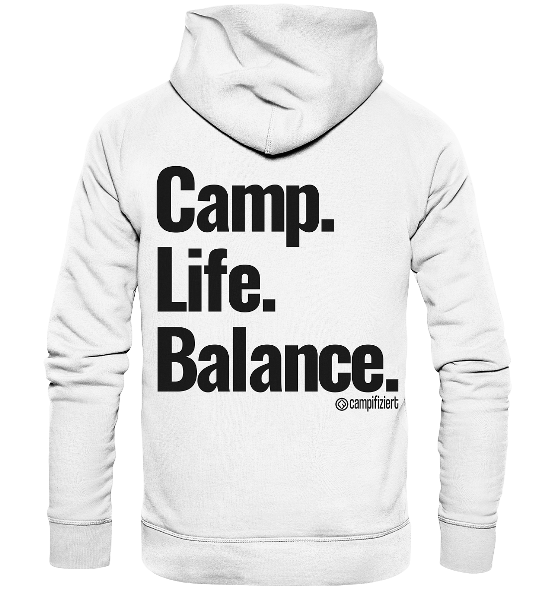 Camp.Life.Balance Backprint - Organic Hoodie