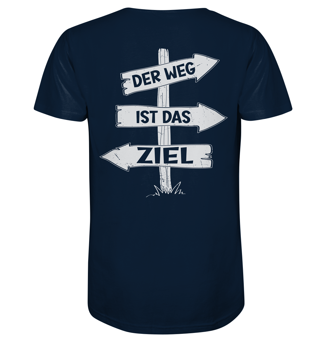 Der Weg ist das Ziel Backprint - Organic Shirt