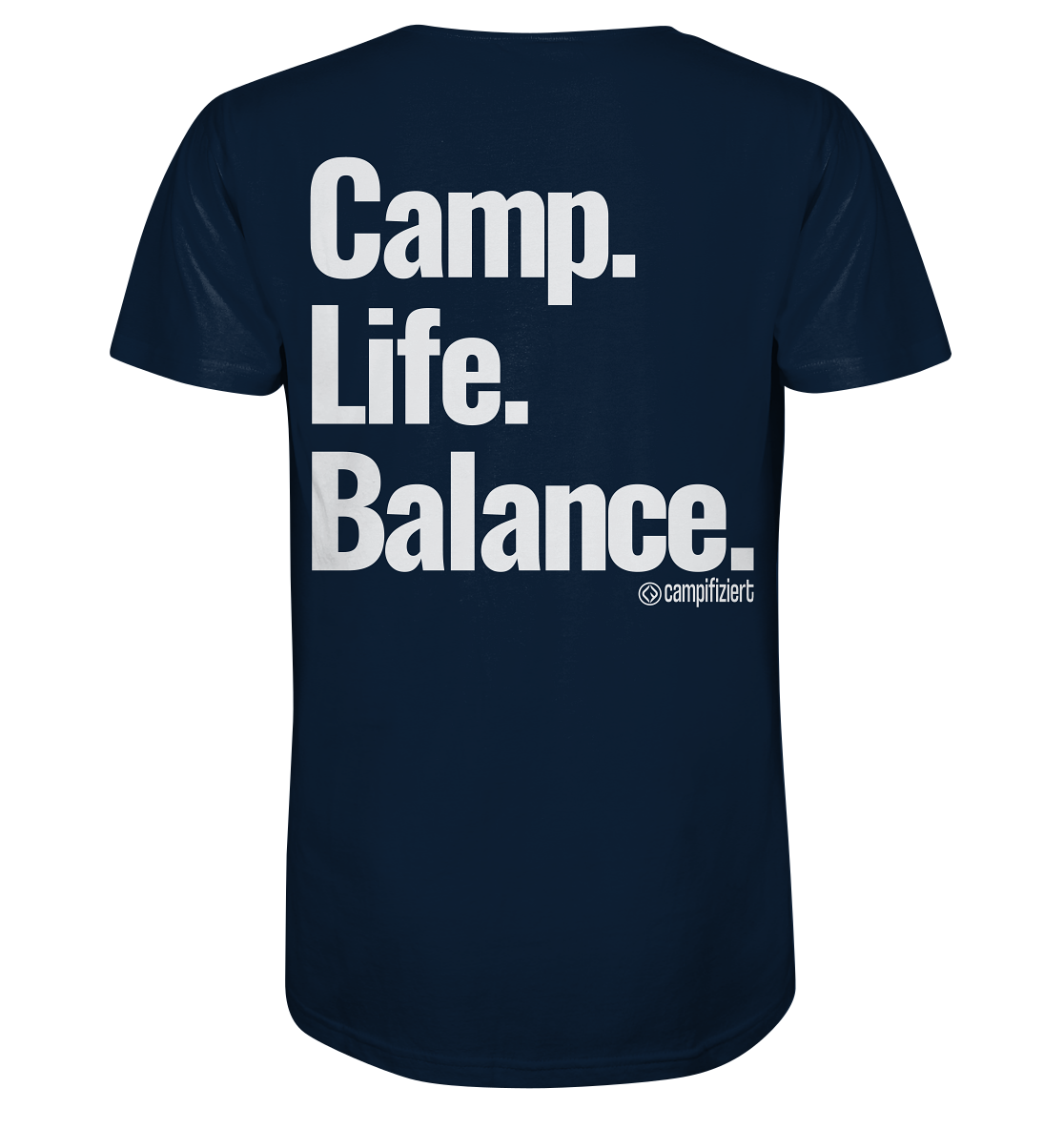 Camp.Life.Balance Backprint - Organic Shirt