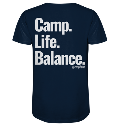 Camp.Life.Balance Backprint - Organic Shirt