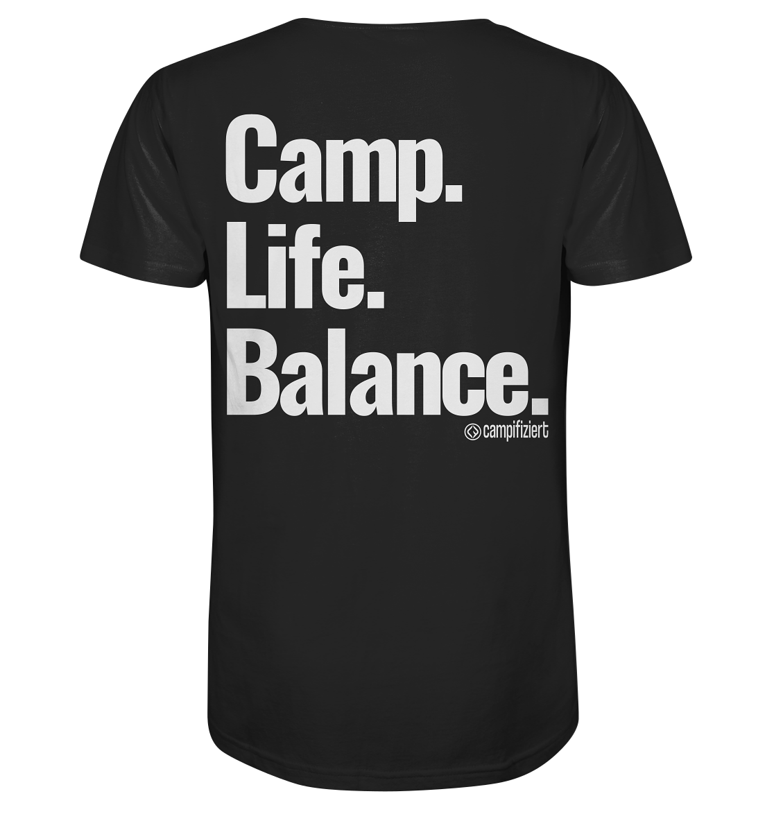 Camp.Life.Balance Backprint - Organic Shirt