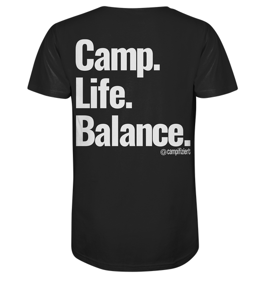 Camp.Life.Balance Backprint - Organic Shirt