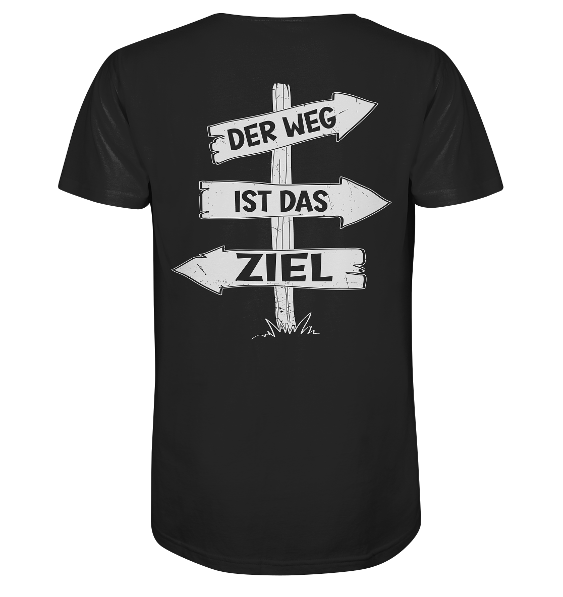 Der Weg ist das Ziel Backprint - Organic Shirt