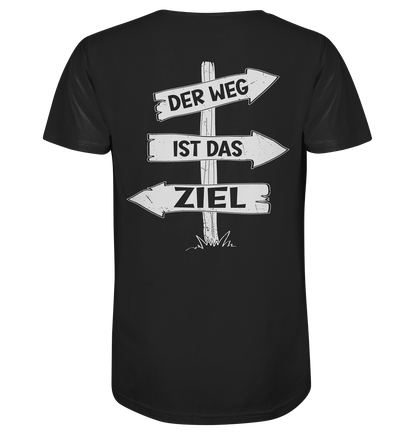 Der Weg ist das Ziel Backprint - Organic Shirt