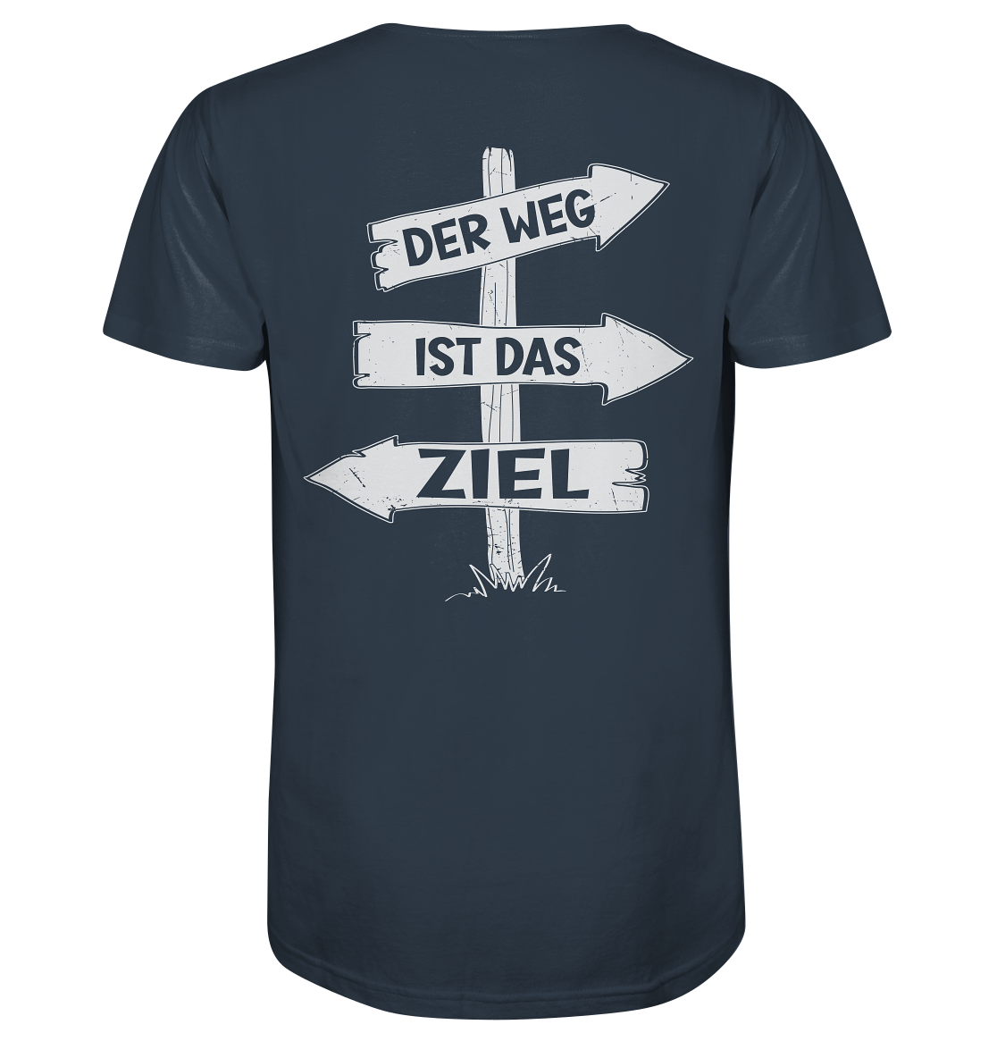 Der Weg ist das Ziel Backprint - Organic Shirt