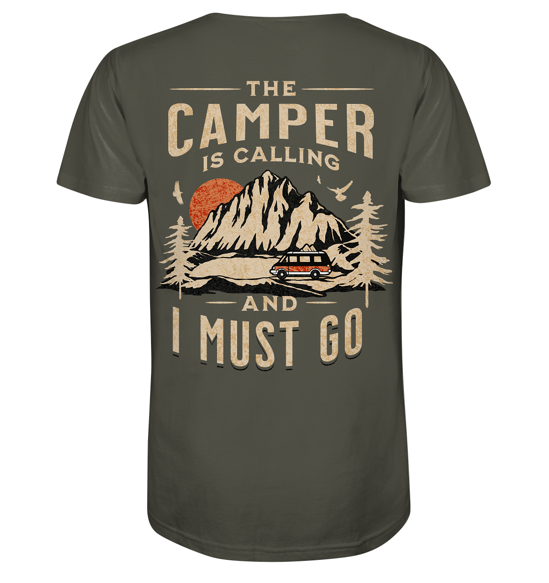 Camper is calling Rückenprint - Organic Shirt