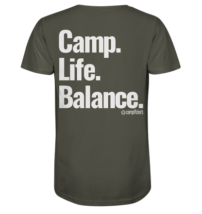 Camp.Life.Balance Backprint - Organic Shirt