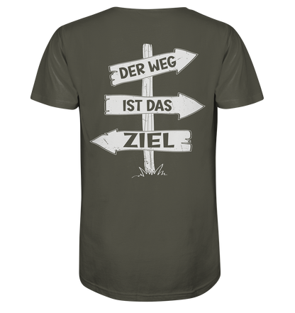 Der Weg ist das Ziel Backprint - Organic Shirt