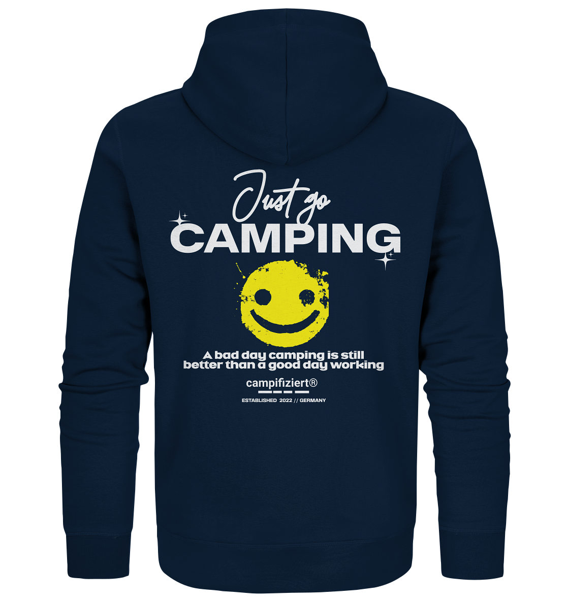 campifiziert® - Just go camping - Organic Zipper