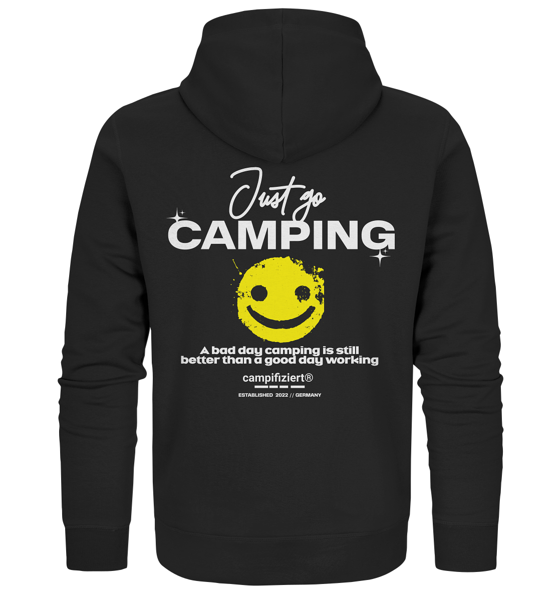 campifiziert® - Just go camping - Organic Zipper