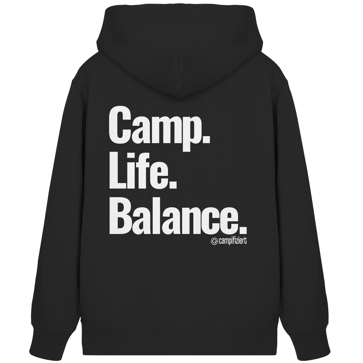 Camp.Life.Balance Backprint - Organic Zipper