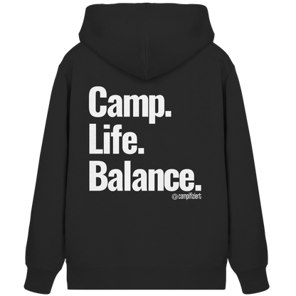 Camp.Life.Balance Backprint - Organic Zipper