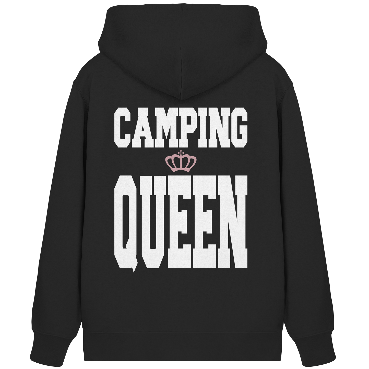 Camping Queen - Organic Hoodie - Organic Zipper
