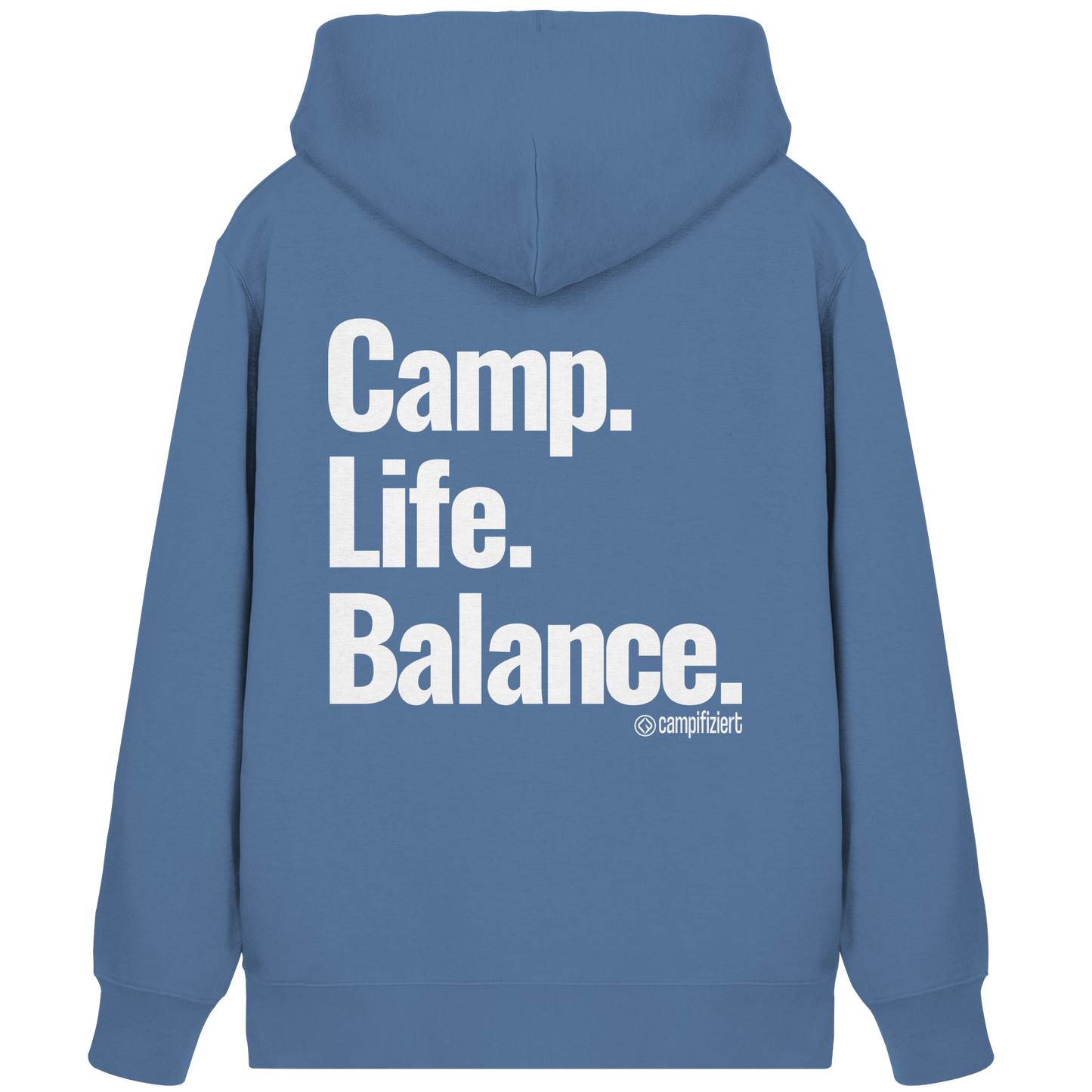 Camp.Life.Balance Backprint - Organic Zipper