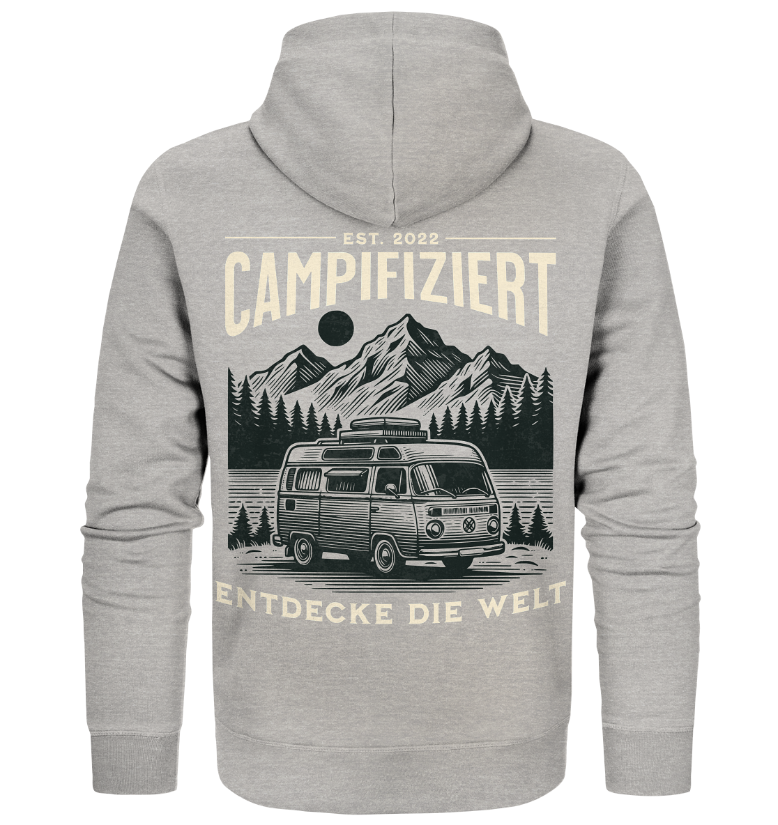 Entdecke die Welt - Organic Zipper