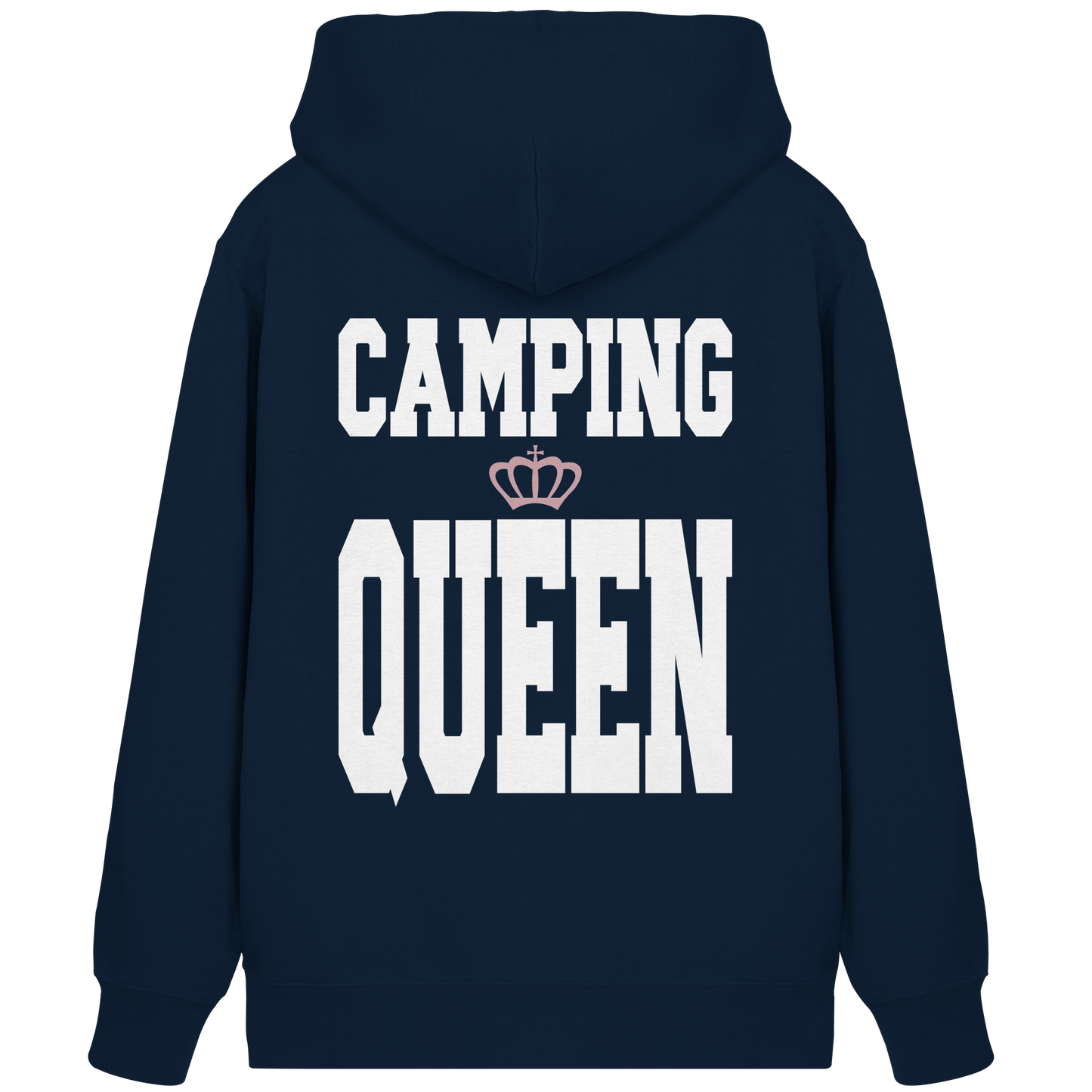 Camping Queen - Organic Hoodie - Organic Zipper