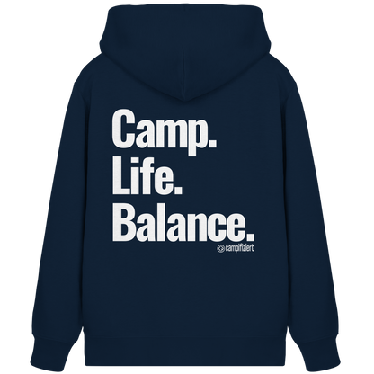 Camp.Life.Balance Backprint - Organic Zipper