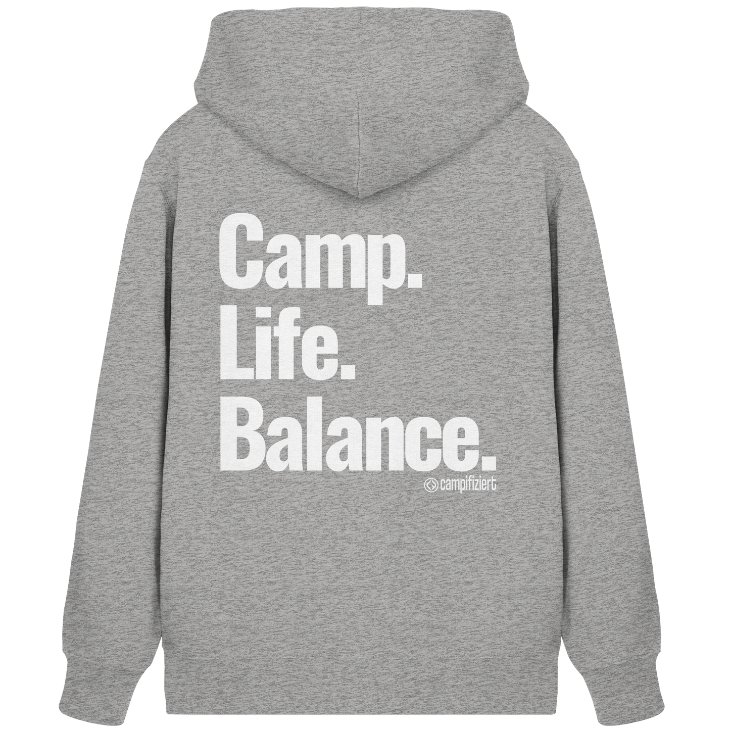 Camp.Life.Balance Backprint - Organic Zipper