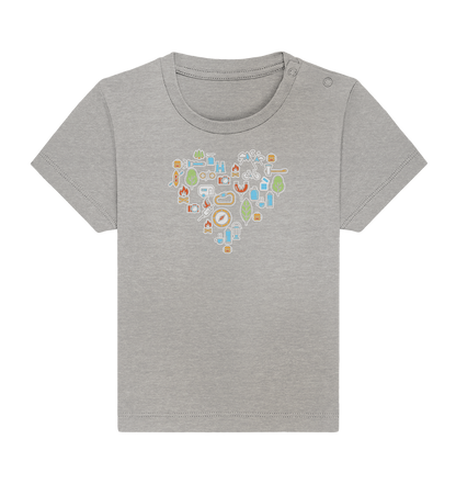 Camping Herz - Baby Organic Shirt