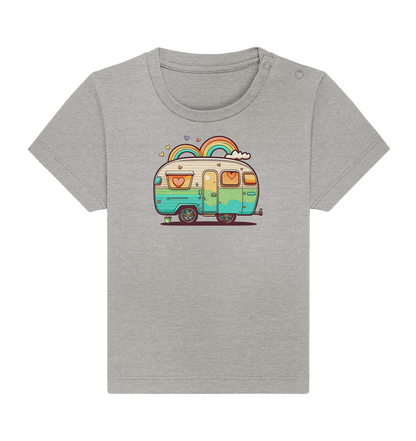 Hippie Wohnwagen - Baby Organic Shirt