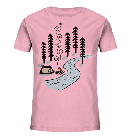 merchandise zelt Zelt am Fluss