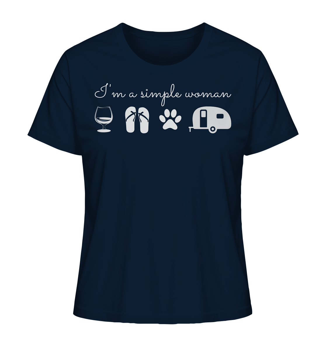 Simple Woman Wohnwagen - Ladies Organic Shirt