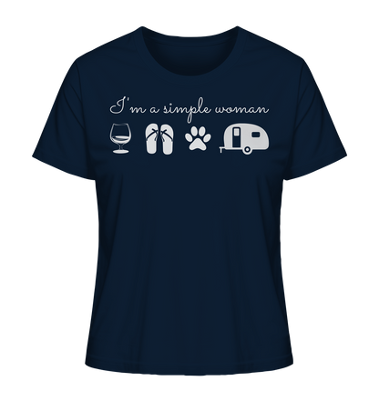 Simple Woman Wohnwagen - Ladies Organic Shirt