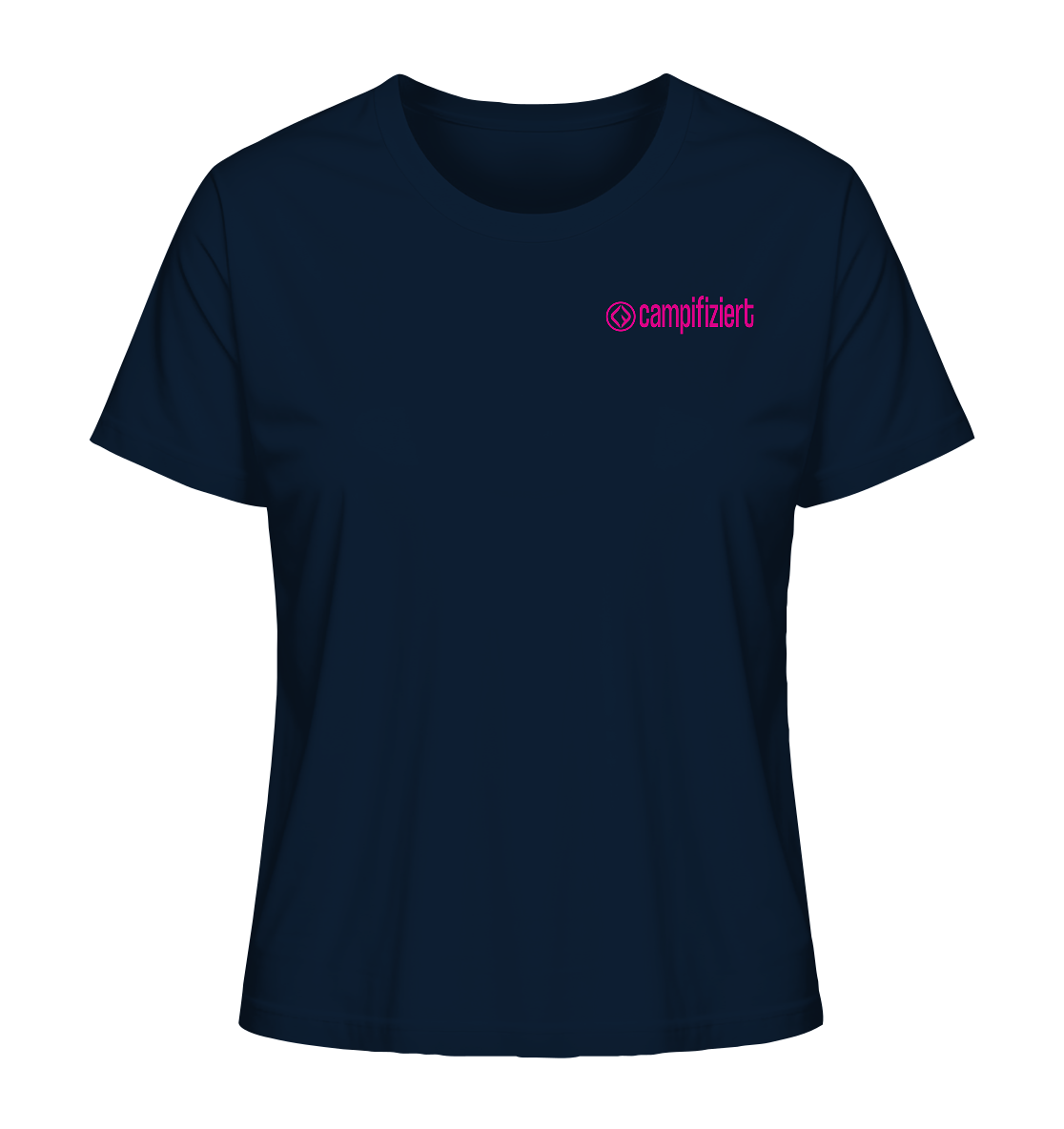 campifiziert Logo pink - Ladies Organic Shirt