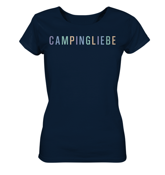 Campingliebe Pastell - Ladies Organic Shirt