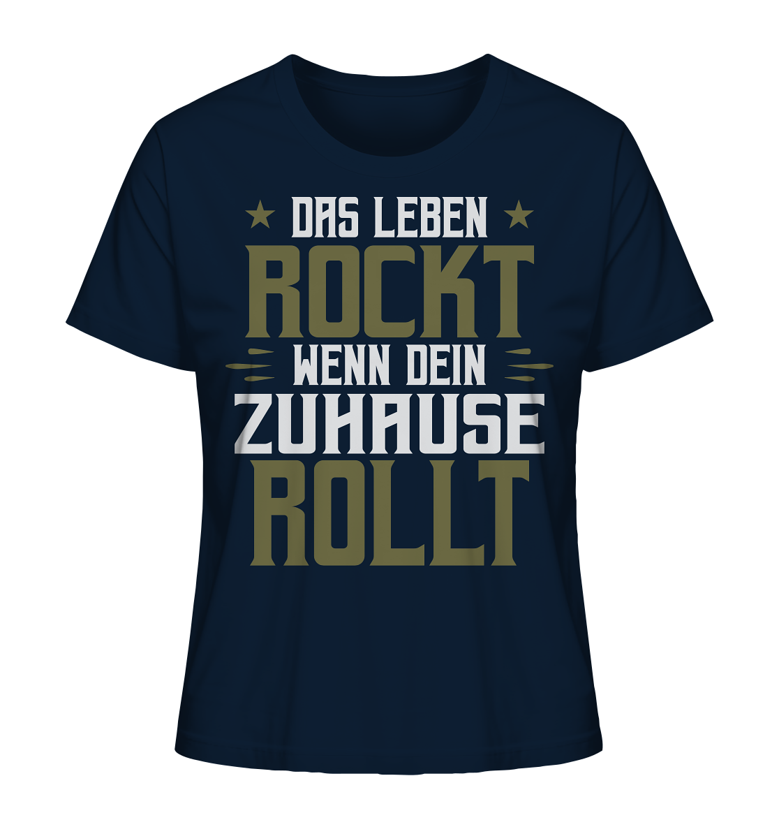 Das Leben rockt - Ladies Organic Shirt