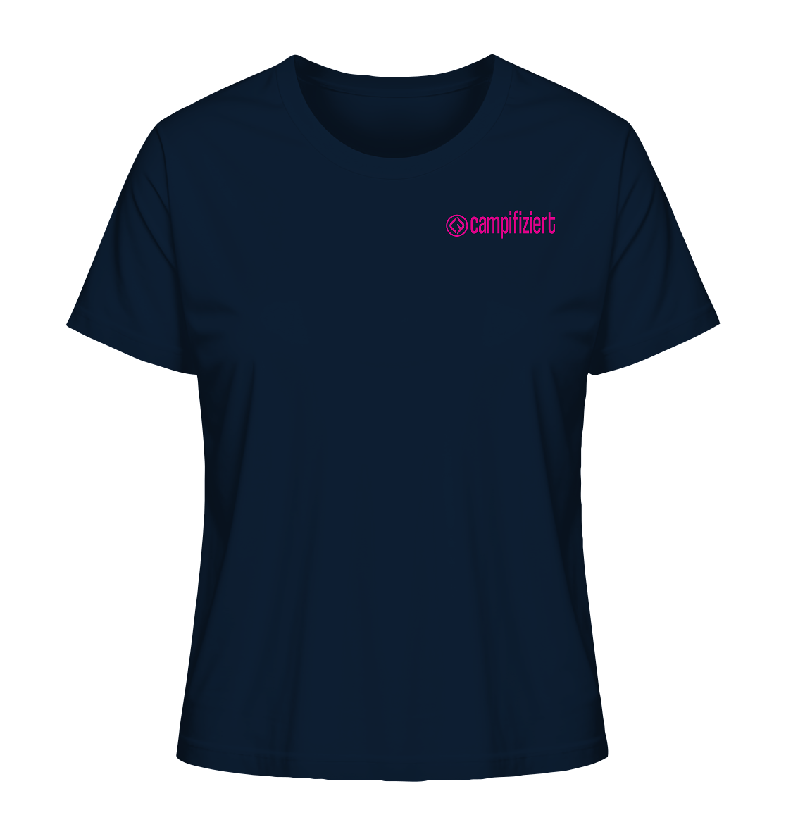 campifiziert Logo pink - Ladies Organic Shirt