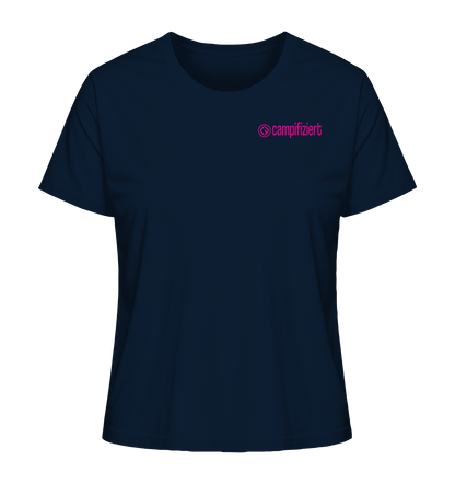 campifiziert Logo pink - Ladies Organic Shirt