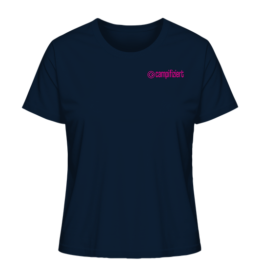 campifiziert Logo pink - Ladies Organic Shirt