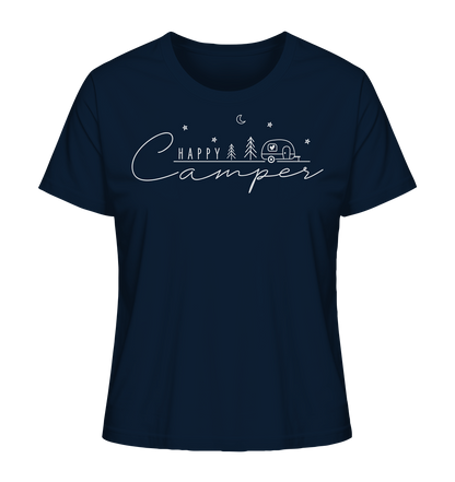 Happy Camper Wohnwagen - Ladies Organic Shirt
