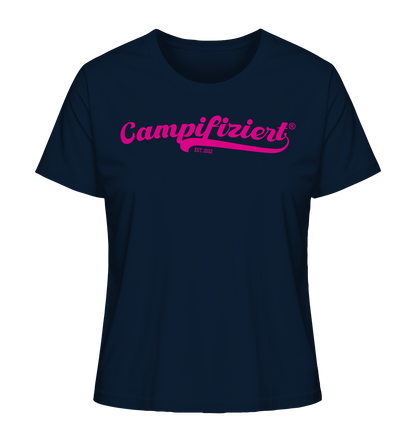 campifiziert® retro pink - Ladies Organic Shirt
