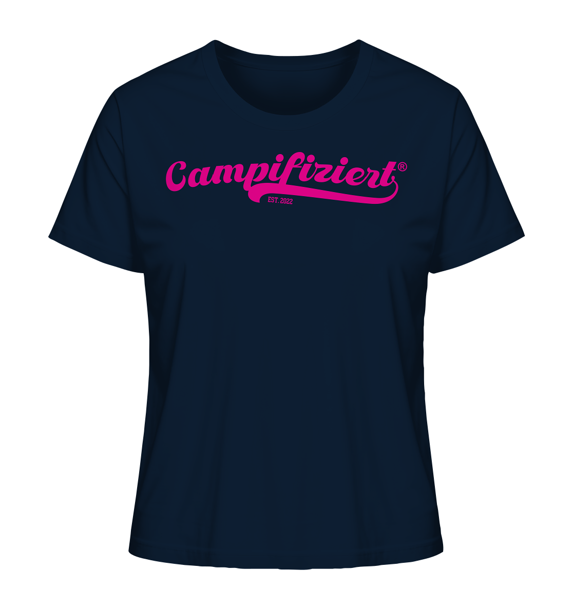 campifiziert® retro pink neu - Ladies Organic Shirt